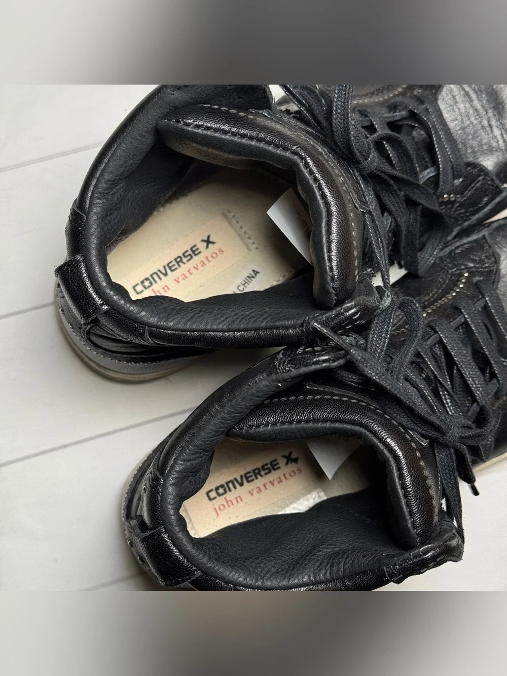 Converse x John Varvatos Weapon Mid Sneakers Studded Streetwear Unisex‎ Womens 8